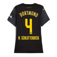 Dres Borussia Dortmund Nico Schlotterbeck #4 Gostujuci za Žensko 2024-25 Kratak Rukav